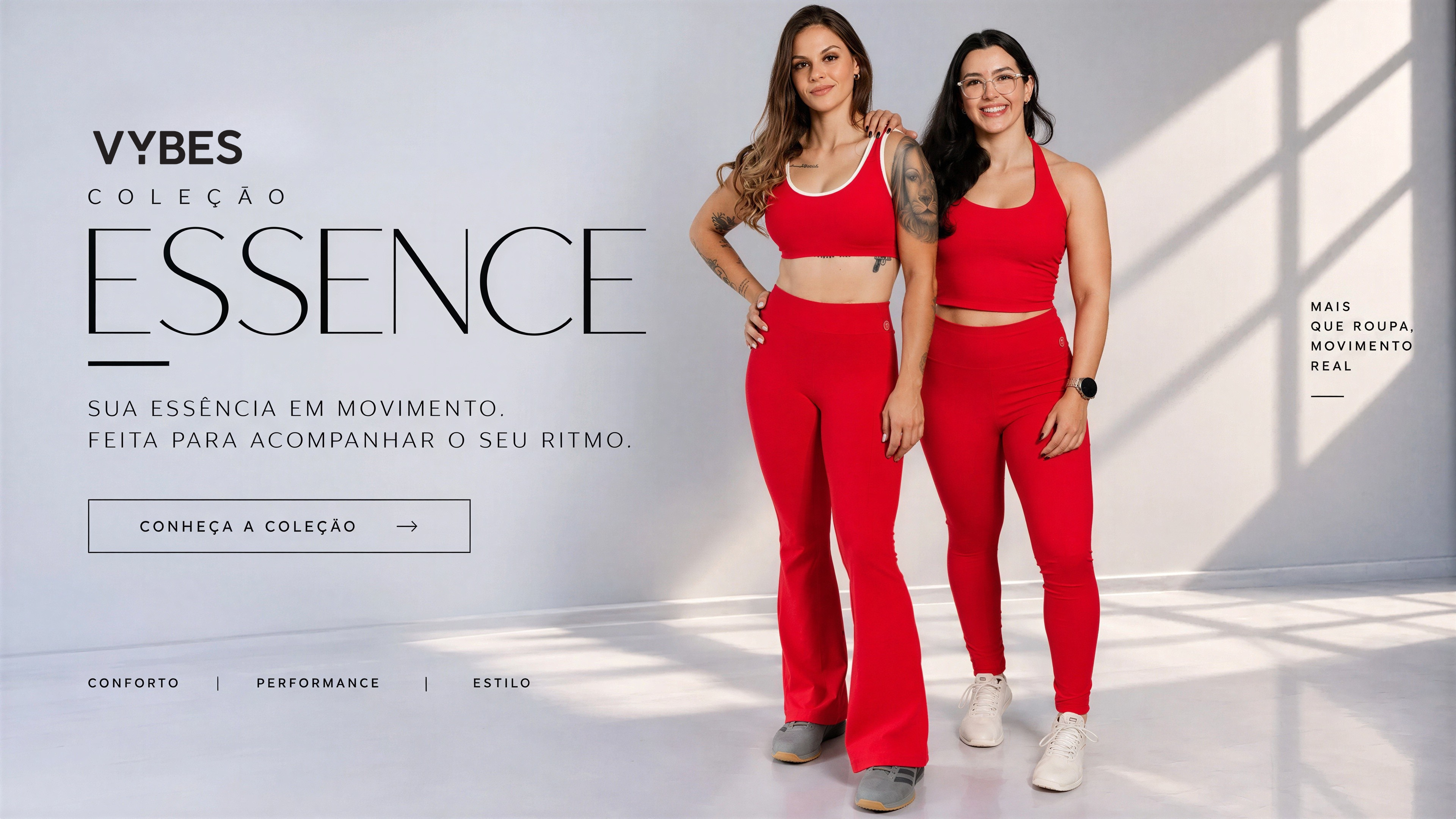 Banner VYBES - Coleção Essence: sua essência em movimento